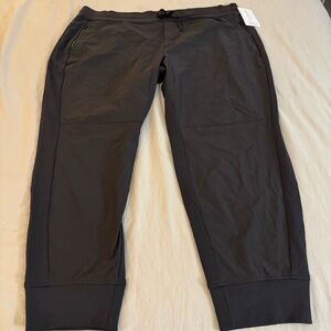 NEW NWT Athleta Headlands Trekkie North Cargo Pant Joggers Plus Sz 28 Black